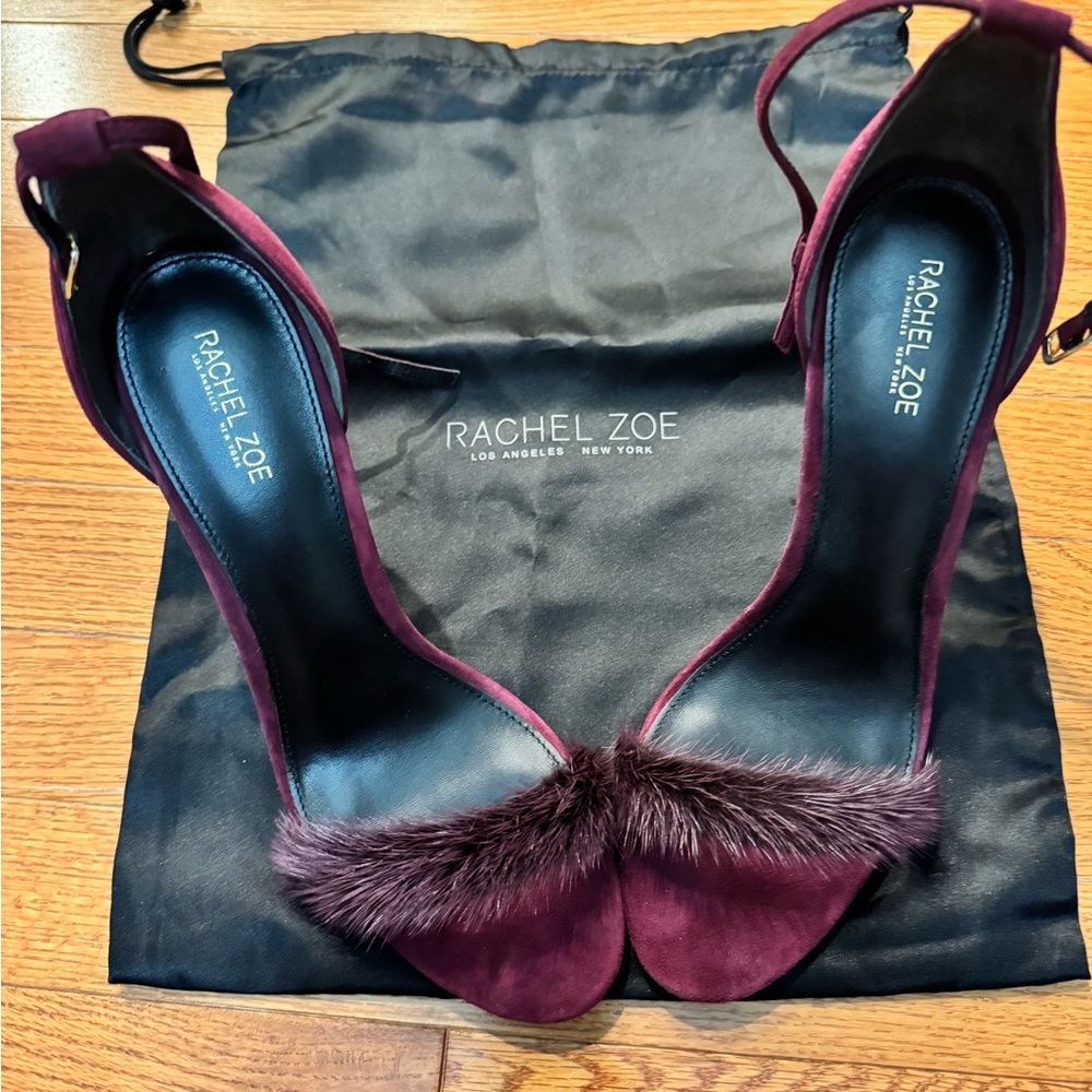 NEW Rachel Zoe Everly Burgundy Heels (w/out box, Size 9)